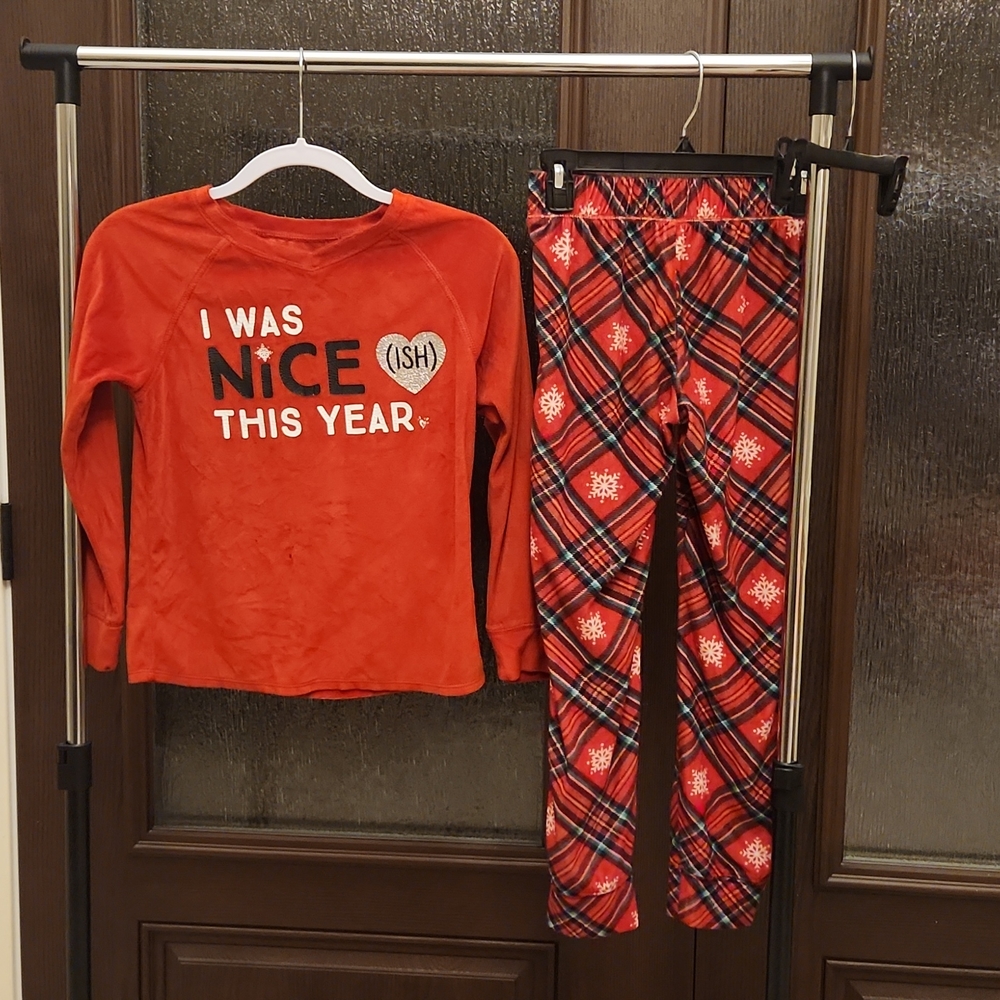 Justice Christmas Pajama Set - Girls 10
